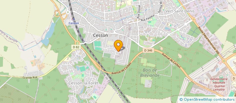 localisation de l'entreprise 951 533 637   CESSON