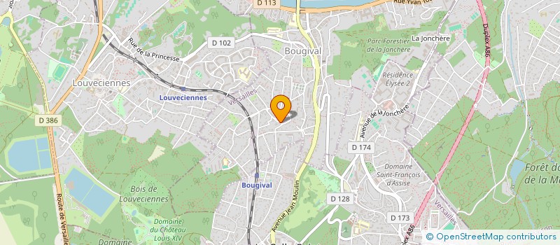 localisation de l'entreprise 951 543 727   BOUGIVAL