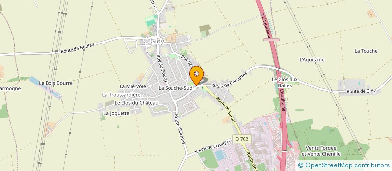 localisation de l'entreprise 951 548 270 à GIDY