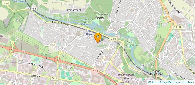 localisation de l'entreprise 951 572 262   OSNY