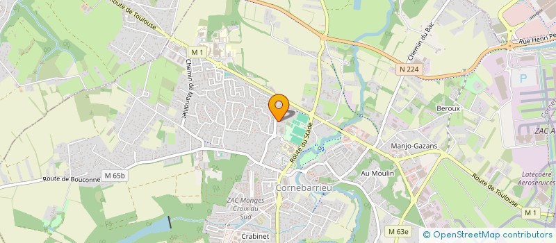 localisation de l'entreprise 951 576 362   CORNEBARRIEU