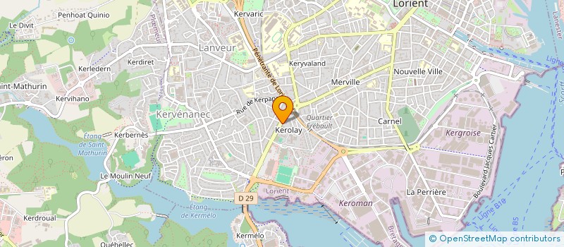 localisation de l'entreprise 951 616 655 à LORIENT