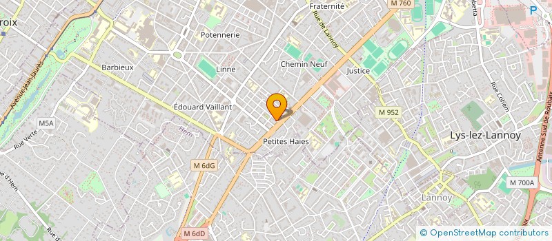 localisation de l'entreprise 951 638 188   ROUBAIX