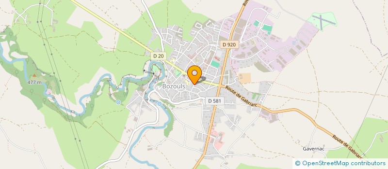 localisation de l'entreprise 951 655 463   BOZOULS