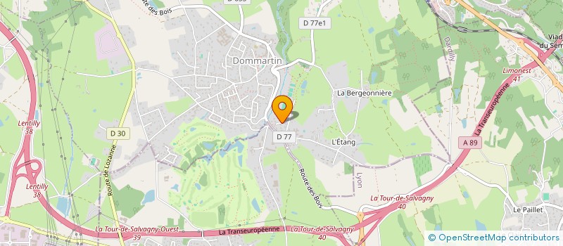 localisation de l'entreprise 951 706 936   DOMMARTIN