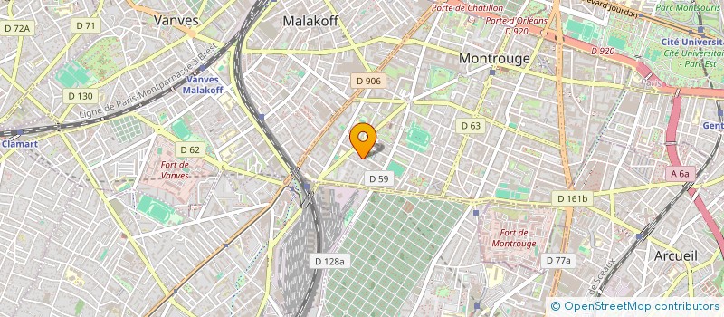 localisation de l'entreprise 951 757 772   MONTROUGE