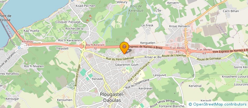 localisation de l'entreprise 951 796 937   PLOUGASTEL-DAOULAS