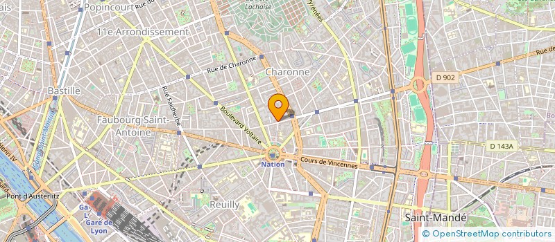 localisation de l'entreprise 951 850 791   PARIS