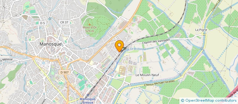 localisation de l'entreprise 951 865 906 à MANOSQUE