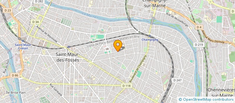 localisation de l'entreprise 951 878 131  à SAINT-MAUR-DES-FOSSES