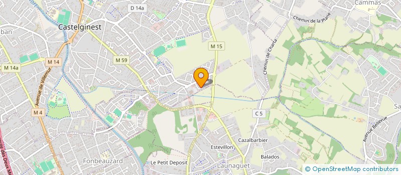 localisation de l'entreprise 951 878 750   CASTELGINEST