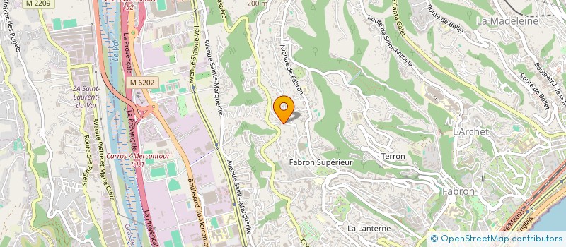 localisation de l'entreprise 951 941 400 à NICE
