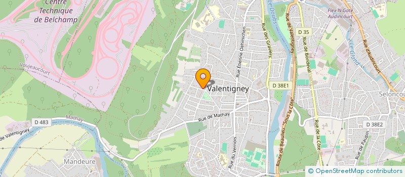 localisation de l'entreprise 951 945 088   VALENTIGNEY