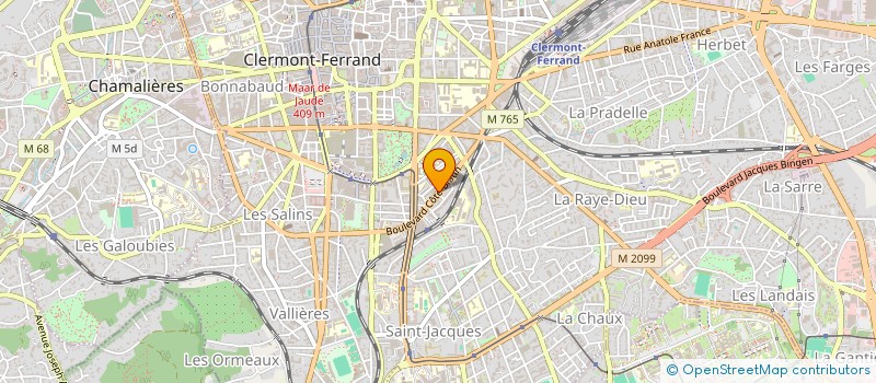 localisation de l'entreprise 951 965 961   CLERMONT-FERRAND