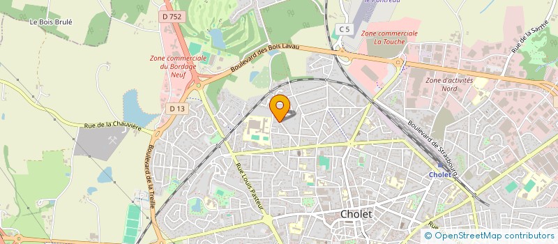 localisation de l'entreprise 951 973 395  à CHOLET
