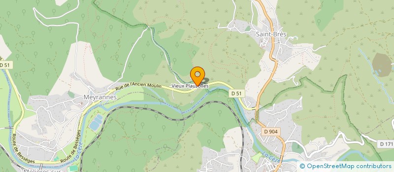 localisation de l'entreprise 951 985 845   MEYRANNES