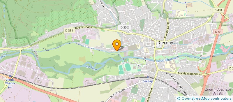 localisation de l'entreprise 951 988 484   BITSCHWILLER-LES-THANN