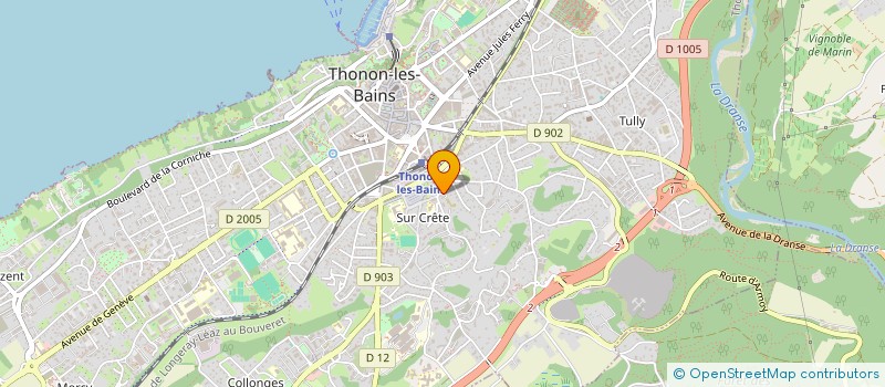 localisation de l'entreprise 952 001 626  à THONON-LES-BAINS