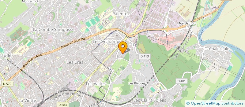 localisation de l'entreprise 952 013 100  à LA ROCHE-SUR-YON