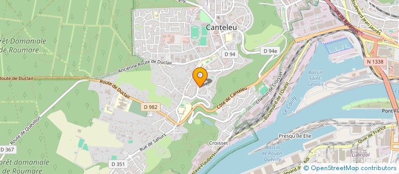 localisation de l'entreprise 952 034 940   CANTELEU