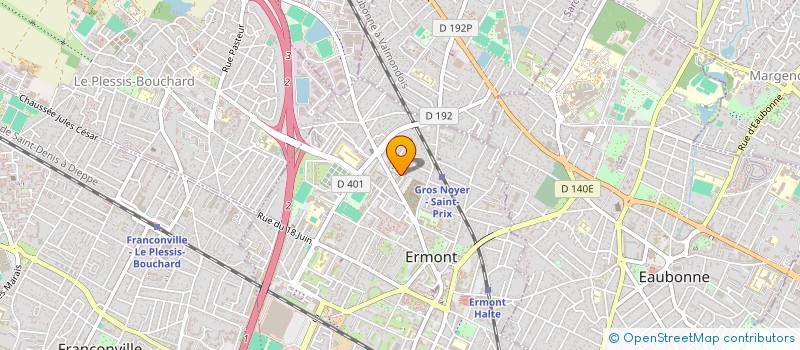 localisation de l'entreprise 952 063 675   ERMONT