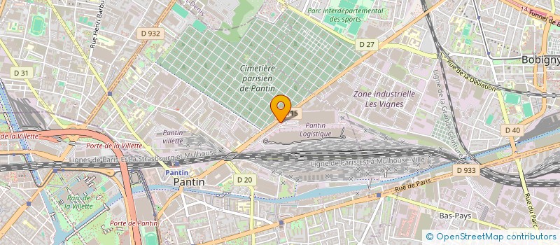 localisation de l'entreprise 952 083 400   PARIS