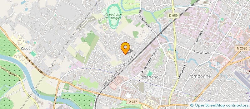 localisation de l'entreprise 952 095 339   MONTAUBAN