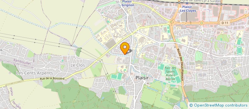 localisation de l'entreprise 952 100 261  à PLAISIR