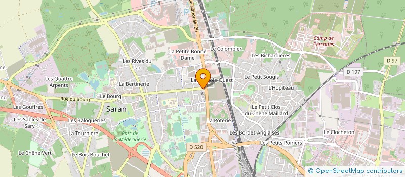 localisation de l'entreprise 952 100 683 à SARAN