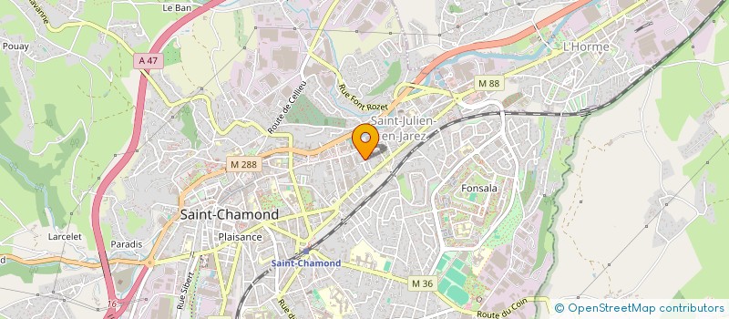 localisation de l'entreprise 952 100 725   SAINT-CHAMOND