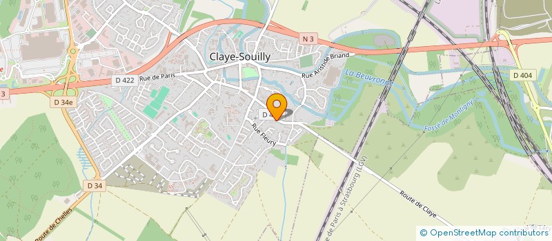 localisation de l'entreprise 952 114 601   CLAYE-SOUILLY