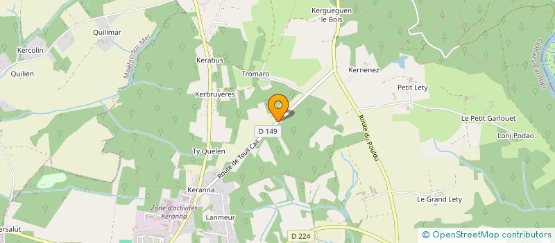 localisation de l'entreprise 952 129 773  à CLOHARS-CARNOET