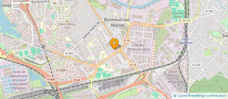 localisation de l'entreprise 952 151 942   BONNEUIL-SUR-MARNE
