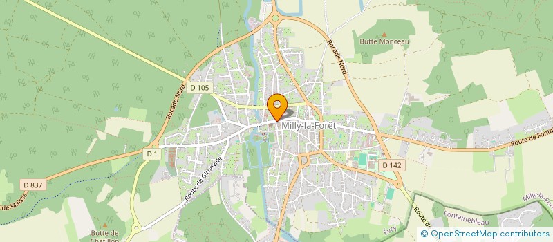 localisation de l'entreprise 952 156 404   MILLY-LA-FORET