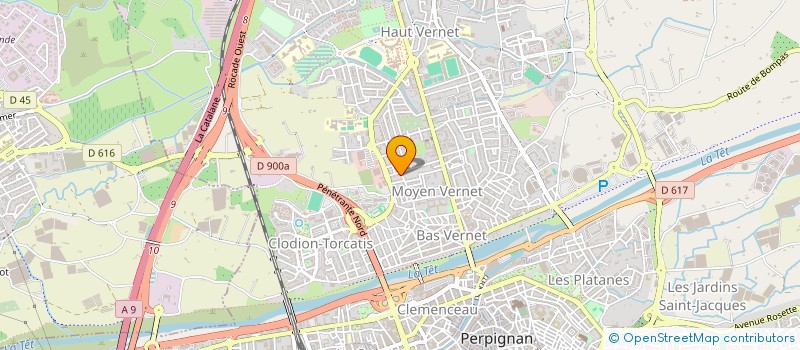 localisation de l'entreprise 952 161 768   PERPIGNAN