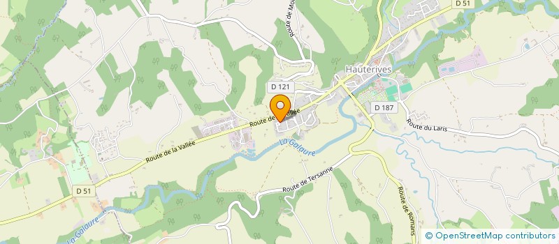 localisation de l'entreprise 952 166 486   HAUTERIVES