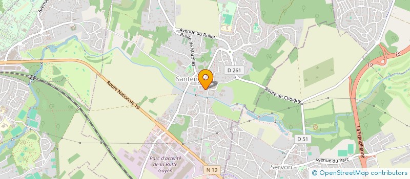 localisation de l'entreprise 952 174 290   SANTENY