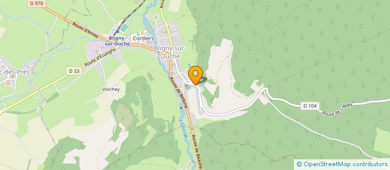 localisation de l'entreprise 952 190 429   BLIGNY-SUR-OUCHE