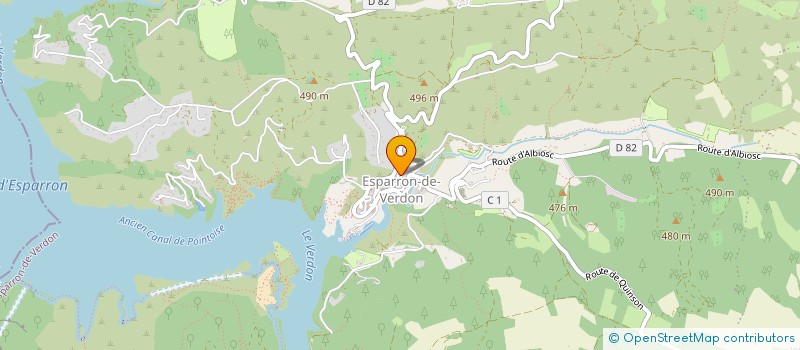 localisation de l'entreprise 952 206 936   ESPARRON-DE-VERDON