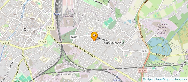 localisation de l'entreprise 952 210 490   SIN-LE-NOBLE