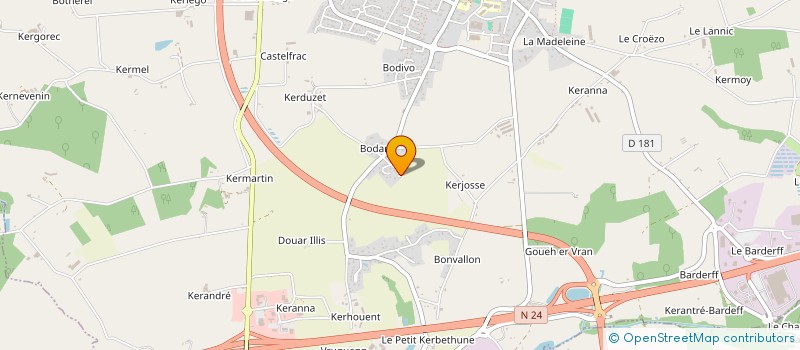 localisation de l'entreprise 952 249 050   BAUD