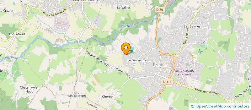 localisation de l'entreprise 952 254 670   BRINDAS