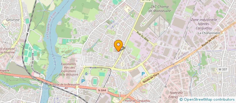 localisation de l'entreprise 952 259 547 à NANTES