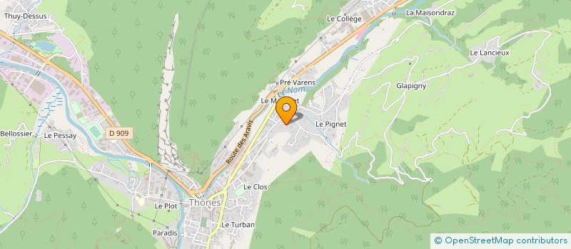 localisation de l'entreprise 952 267 573  à ANNECY