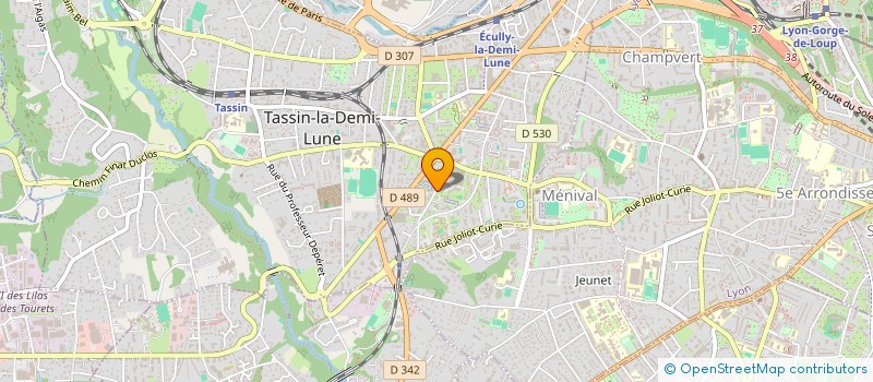 localisation de l'entreprise 952 299 006 à TASSIN-LA-DEMI-LUNE