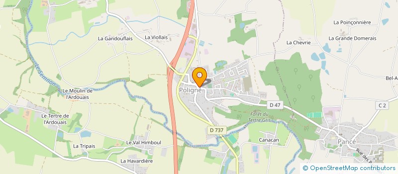 localisation de l'entreprise 952 317 725   LOUVIGNE-DU-DESERT