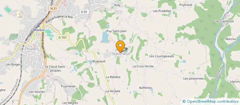 localisation de l'entreprise 952 334 225   NANTHEUIL