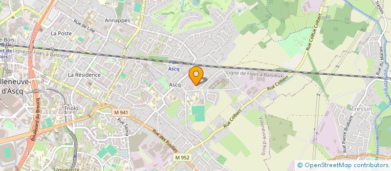 localisation de l'entreprise 952 361 632 à VILLENEUVE-D'ASCQ
