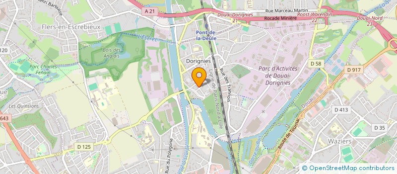 localisation de l'entreprise 952 364 230   DOUAI