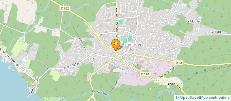 localisation de l'entreprise 952 375 590   PARENTIS-EN-BORN